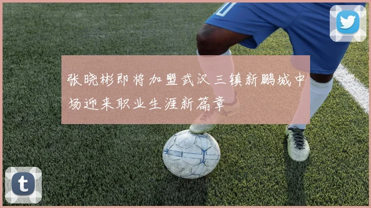 张晓彬即将加盟武汉三镇新鹏城中场迎来职业生涯新篇章